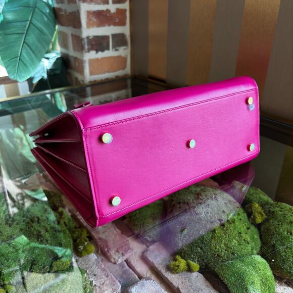 SAINT LAURENT Sac de Jour Small Pink Leather Tote Bag - Picture 6 of 16